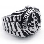 Titanium Anchors Watch Ring