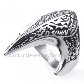 Mens Individuality Titanium Ring