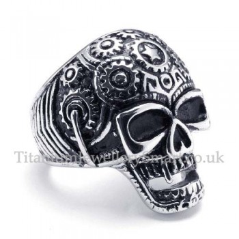 Titanium Skull Ring