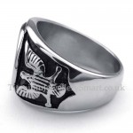 Mens Titanium Smooth Finger Ring