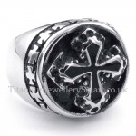 Titanium Cross Ring