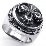 Titanium Cross Ring