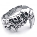 Titanium Monster Teeth Ring