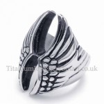 Titanium Feather Ring