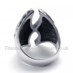 Titanium Feather Ring