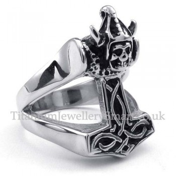 Titanium Thor's Hammer Ring