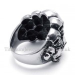 Mens Titanium Skull Ring