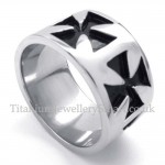 Titanium Cross Ring