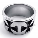 Titanium Cross Ring