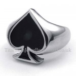 Titanium Spades Ring