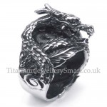 Titanium Tai Chi Dragon Ring