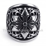 Titanium Star of David Ring for Men