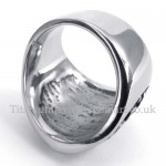 Titanium Star of David Ring for Men