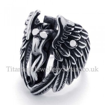 Angel Titanium Ring