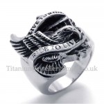 Eagle Titanium Ring for Men