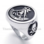 Fashion Titanium Masonic Ring for Men