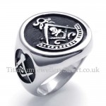 Fashion Titanium Masonic Ring for Men