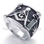 Titanium Masonic Ring