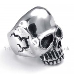 Mens Titanium Skull Ring