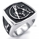 Titanium Masonic Ring