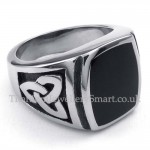 Mens Black Titanium Ring