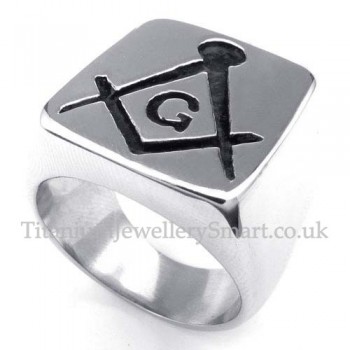 Titanium Masonic Ring