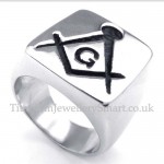 Titanium Masonic Ring