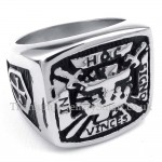 Titanium Masonic Ring