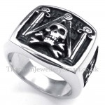 Titanium Masonic Ring