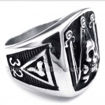 Titanium Masonic Ring