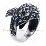 Titanium Eagle Ring