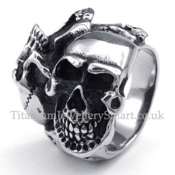 Titanium Skull Ring