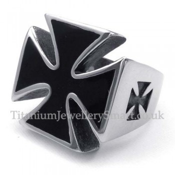 Titanium Cross Ring