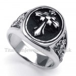 Titanium Cross Ring