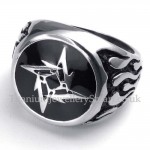 Titanium Laser Pattern Ring