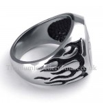 Titanium Laser Pattern Ring