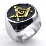 Titanium Masonic Ring