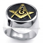 Titanium Masonic Ring