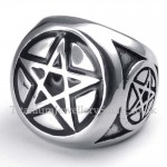 Titanium Lucky Star Ring