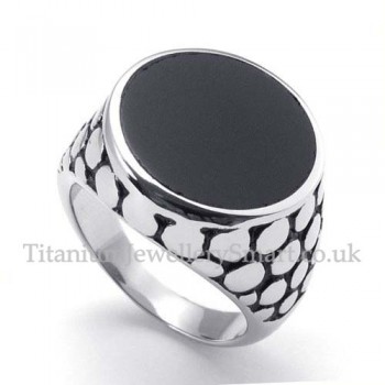 Titanium Small Round Ring