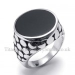 Titanium Small Round Ring