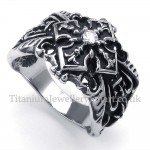 Titanium Cross Ring