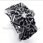 Titanium Cross Ring