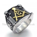 Titanium Masonic Ring