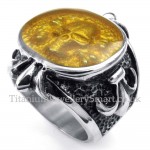 Titanium Powder Skull Ring