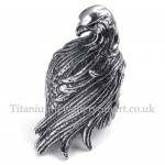 Titanium Eagle Ring for Men