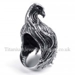 Titanium Eagle Ring for Men