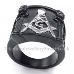 Titanium Masonic Ring