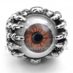 Titanium Brown Eye Ring