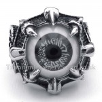 Titanium Black Eye Claw Ring